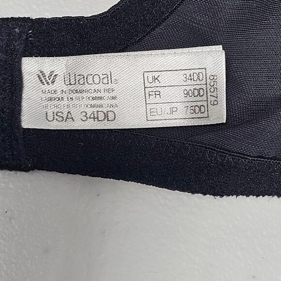 Wacoal 85579 Beguiling Full Figure Underwire in Black  Size 34DD - Picture 5 of 6